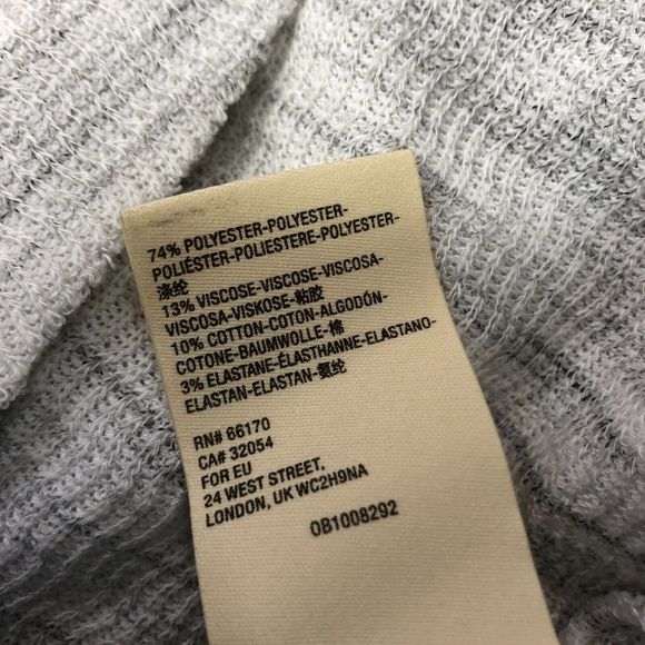 Anthropologie Maeve Women Cowl Neck Tunic Sweater Size Extra Small Gray M125 -27 - Picture 9 of 15